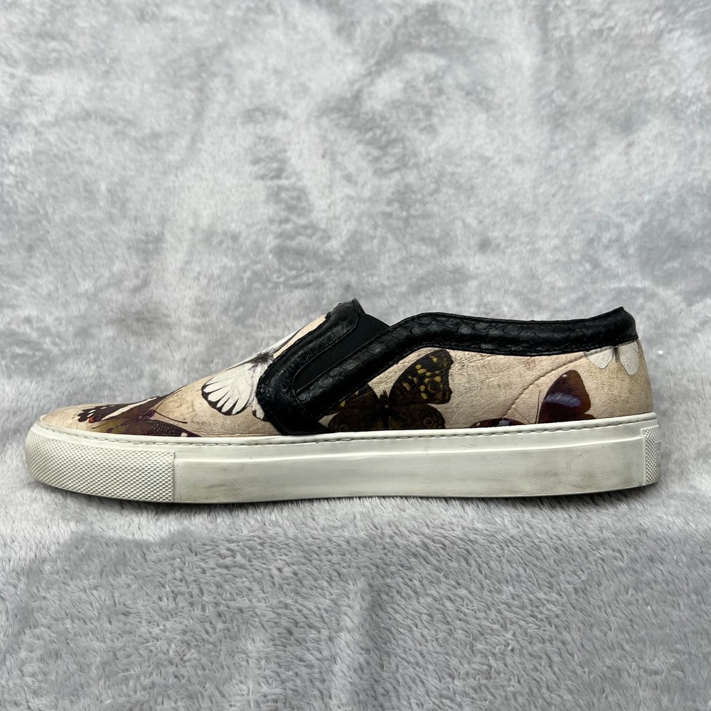Givenchy Butterfly Women 9 Slip On Shoes Beige Leather Sneakers Designer Fashion - Picture 6 of 16